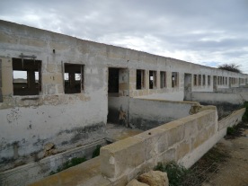 Abandoned buildings on Comino